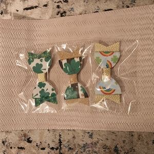 ⭐️St. Patrick's Day bow bundle